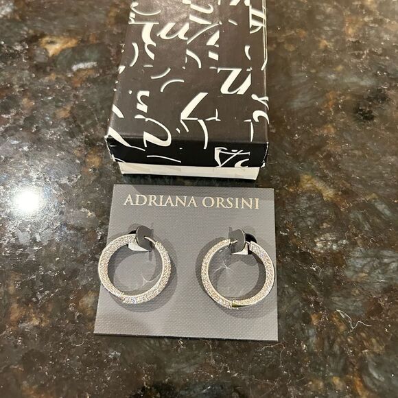 Women’s Adriana Orsini hoop earrings - Picture 1 of 5